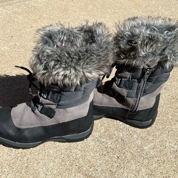 Girls Timberland snow boots sz 4.5 - Picture 4 of 6